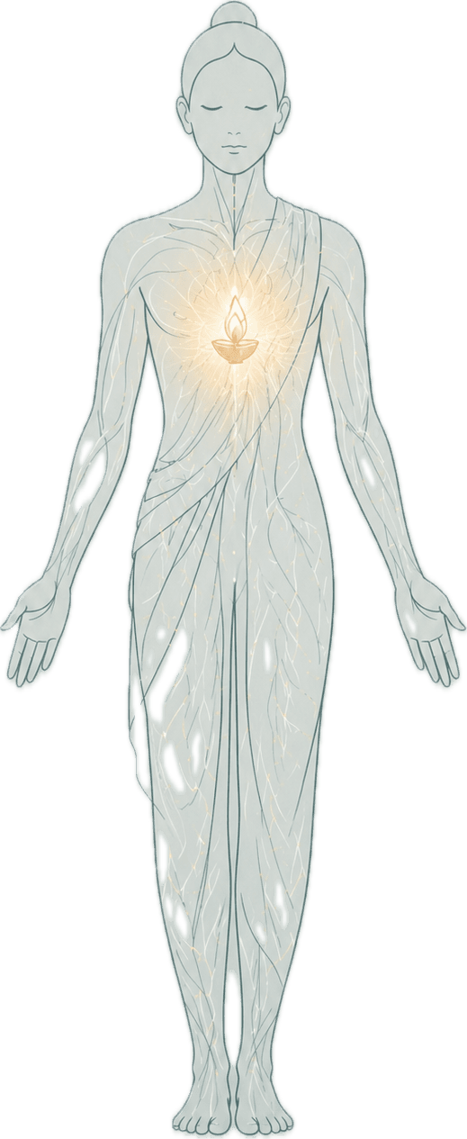 Temple of Inner Wisdom — sacred body figure